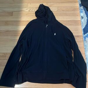 Black Ralph Lauren sip up sweater XL